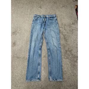 Levi’s 505 Men’s 32x32 Regular Fit Straight Leg Blue Denim Vintage 90s Dad Jean